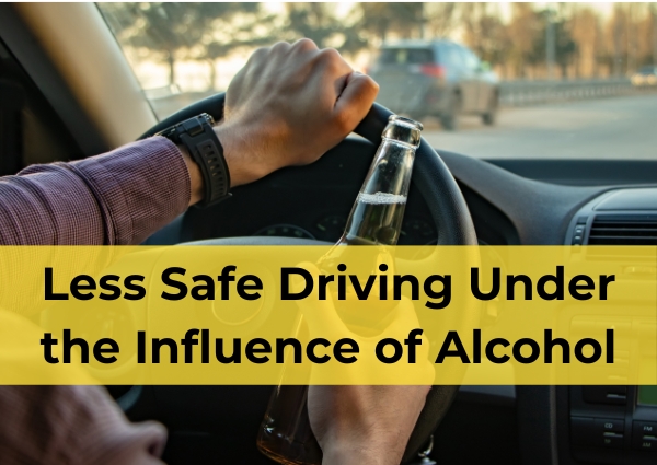 Less Safe Driving Under the Influence of Alcohol